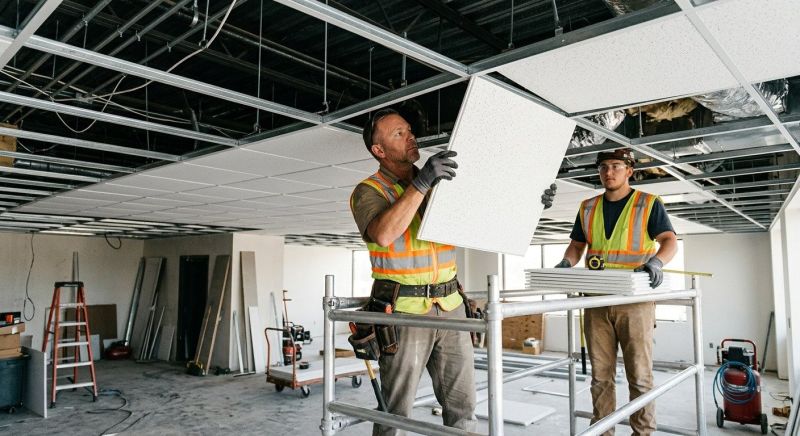 Drop Ceiling Installation in Arvada, CO
